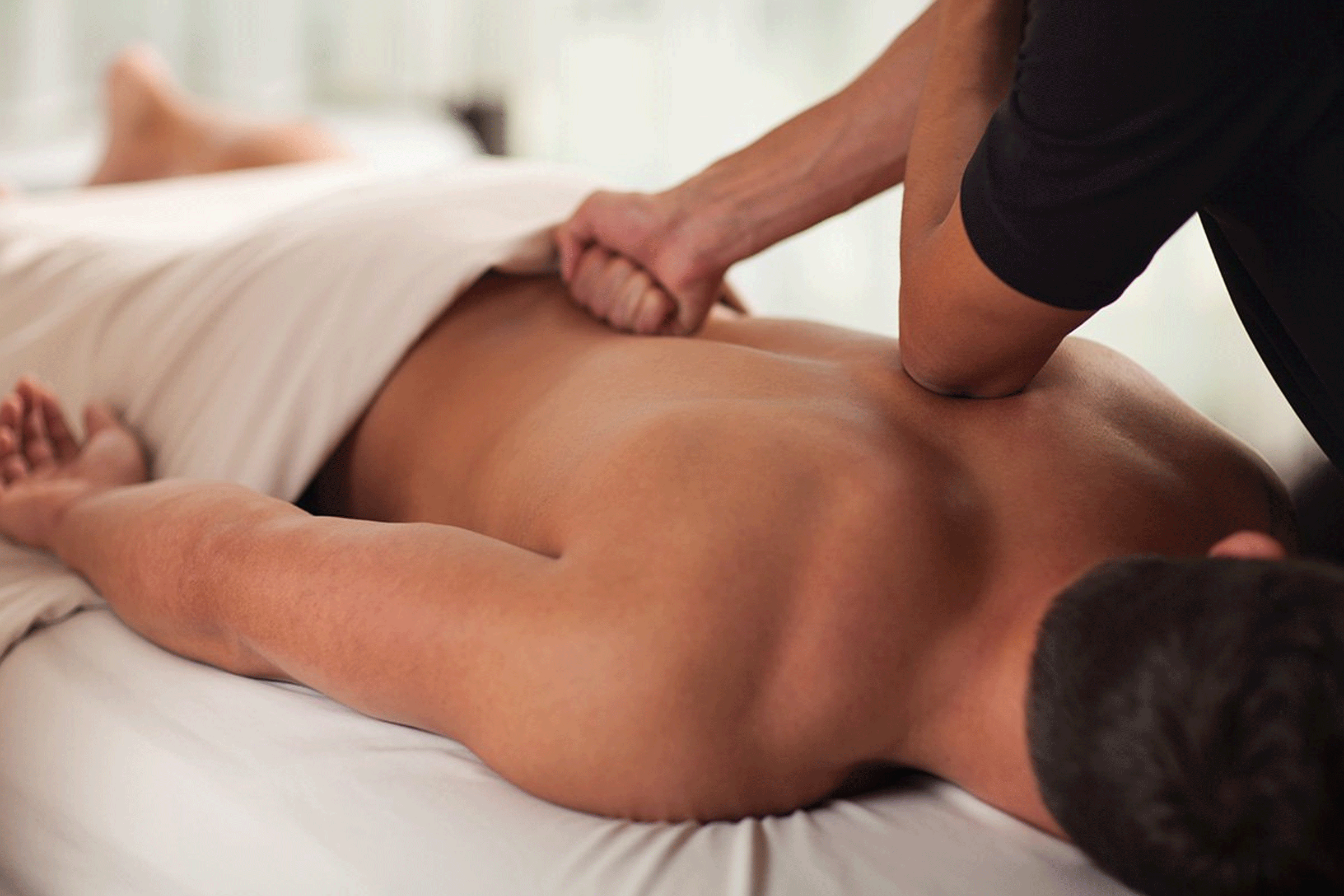 Deep tissue massage.